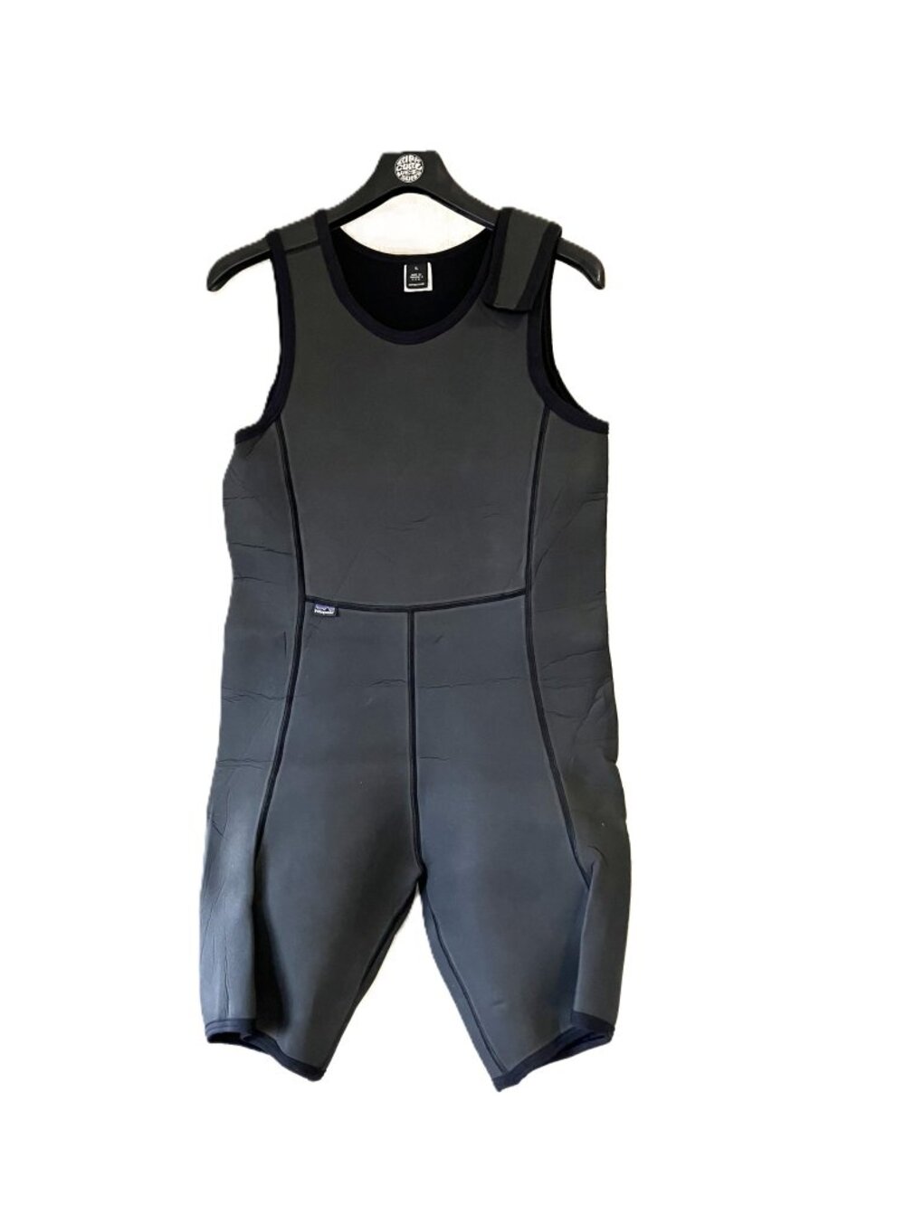 Vintage 1997 Patagonia Men's Shorty Spring Wetsuit XL Black Neoprene Made in USA